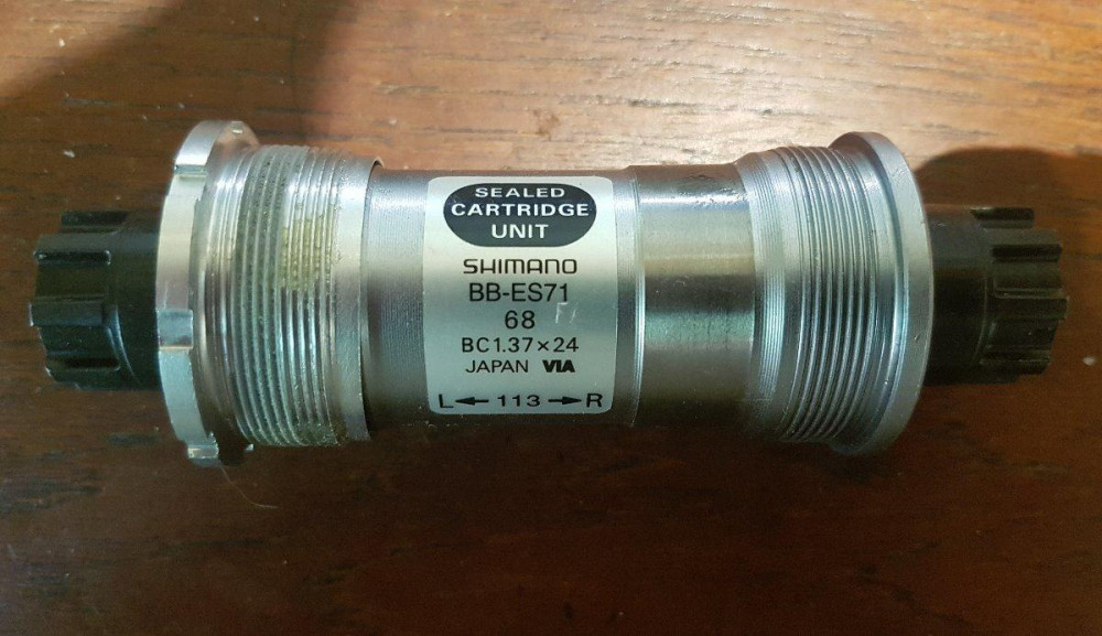 Shimano BB-ES70 Octalink Tretlager (113mm X 68mm) (Gebraucht) In - Foto 3