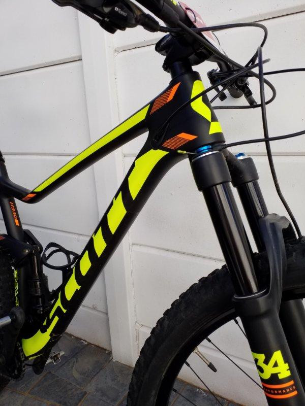 *SOLD Scott Spark Frame (carbon) + Fork | Dual Suspension Mountain Bike ...