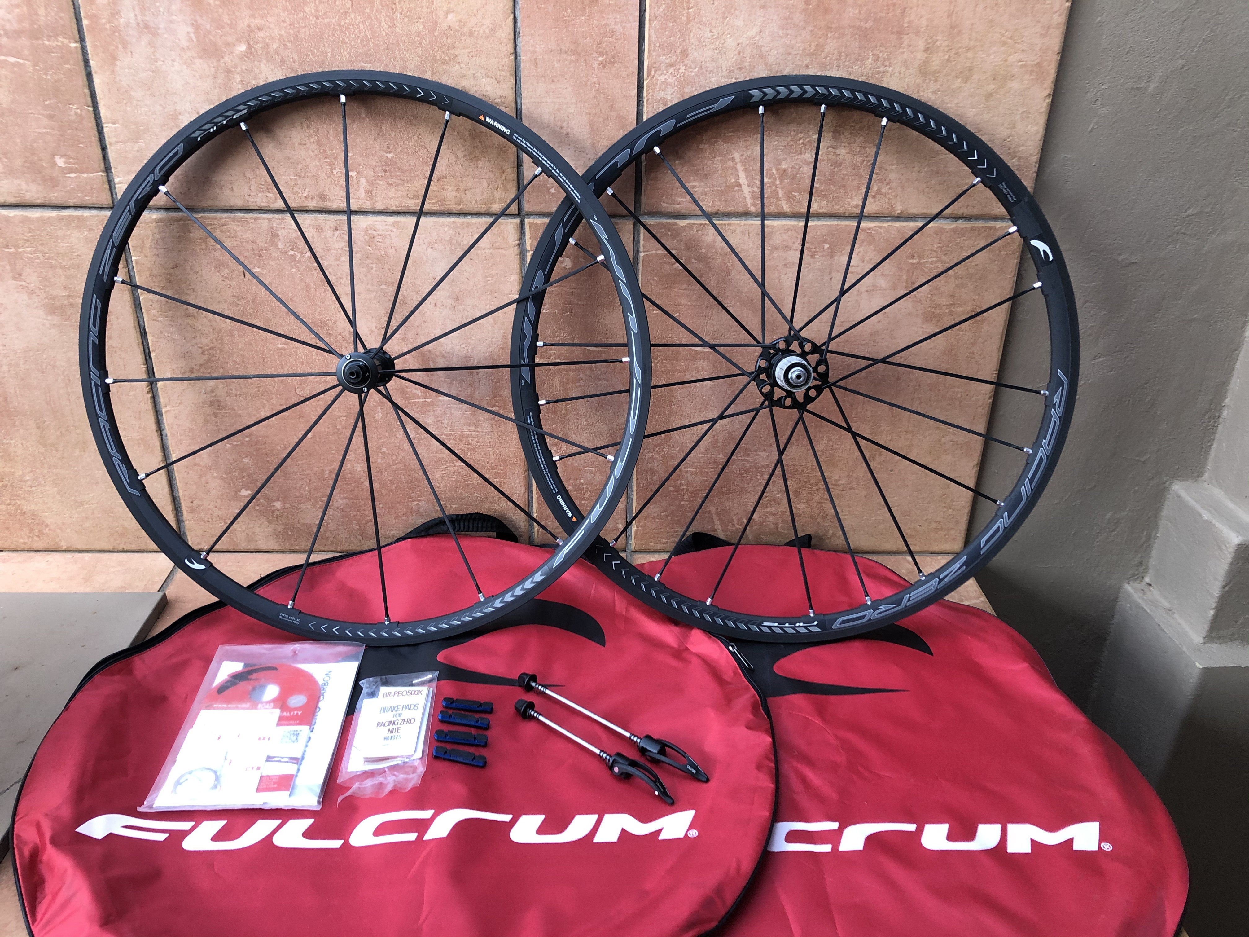 パーツ FULCRUM RACING ZERO NITE C17 Fulcrum Racing Zero Nite Aluminum Clincher 700c | The Pro's Closet