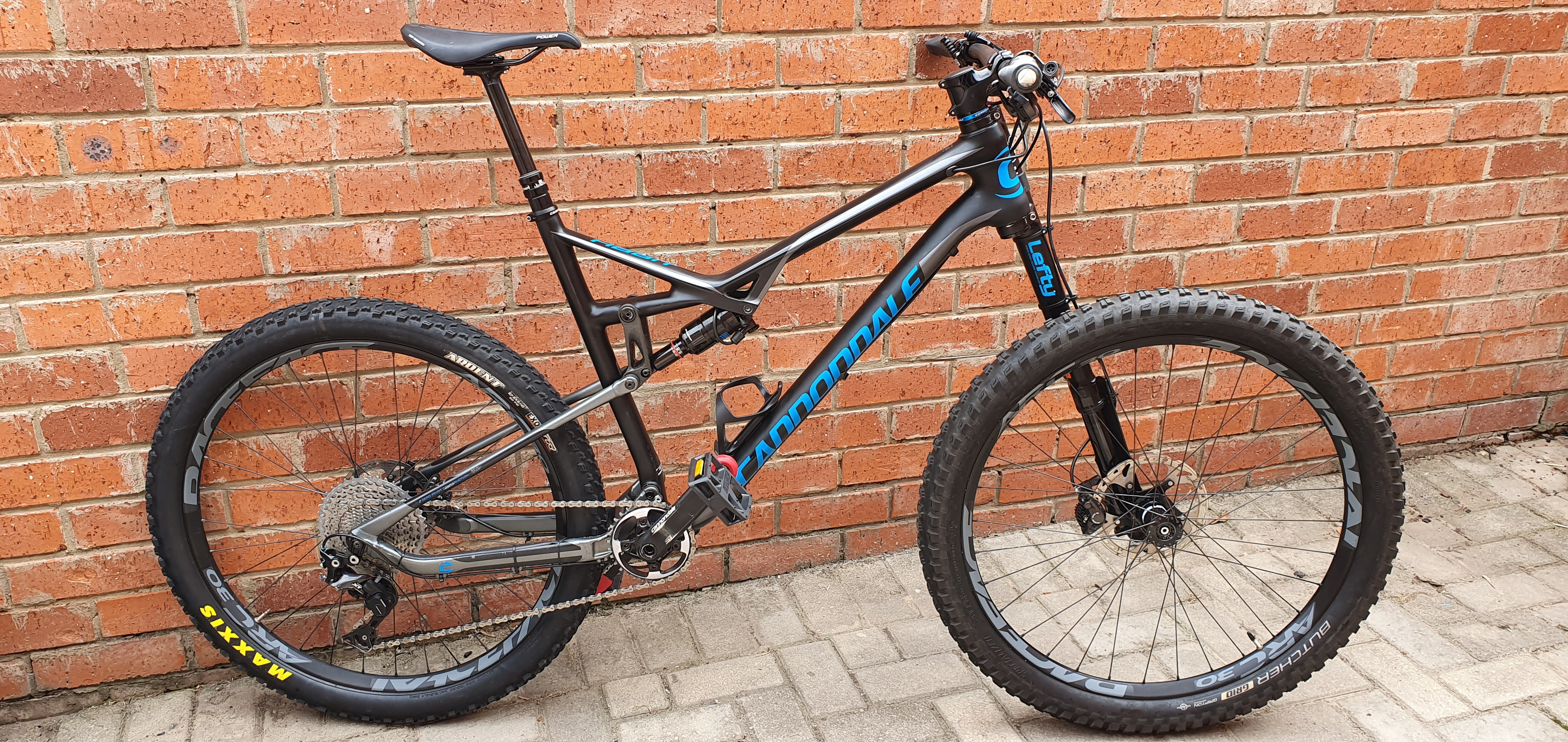 2017 Cannondale Habit Carbon XL MINT COND Dual Suspension