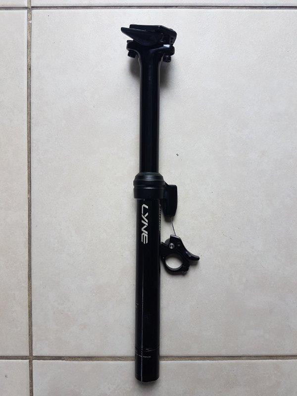 Lyne Contour Dropper Post- 30.9mm X 125mm | Seat Posts | Bike Hub