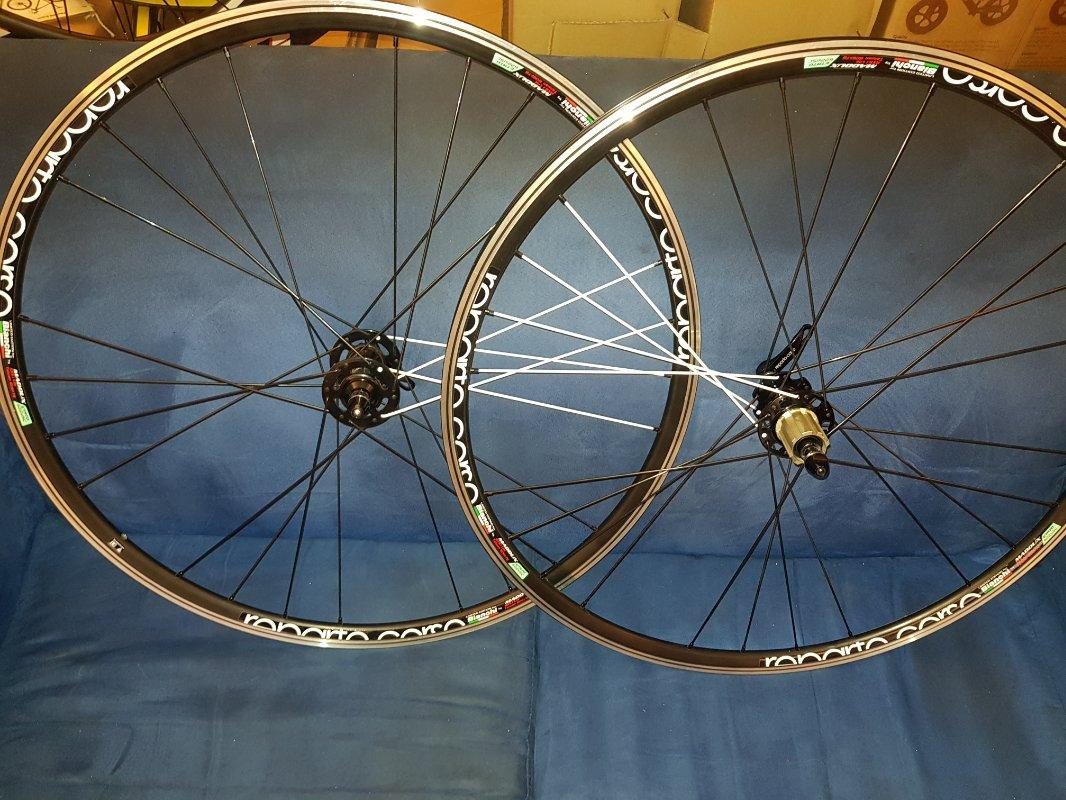 Paire De Roues Bianchi Reparto Corse En Alu - Avant Et Arrière - Occasion
