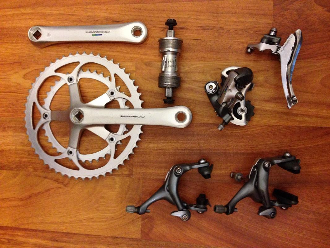 Shimano 600 ビンテージバイク Shimano 600 Components | Complete Groupsets | Bike Hub