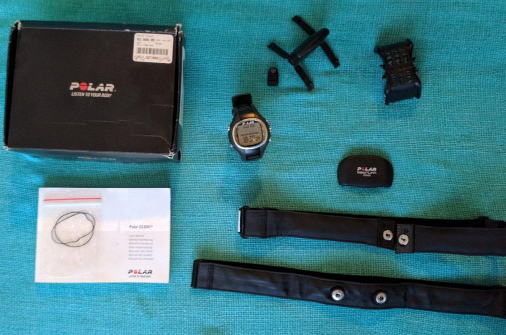 Polar CS300 Cycling Computer + Heart Rate Monitor Bike Hub