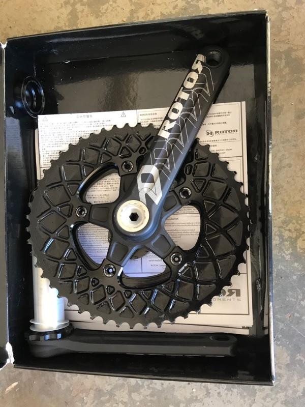 New Rotor 2D Crankset Bike Hub