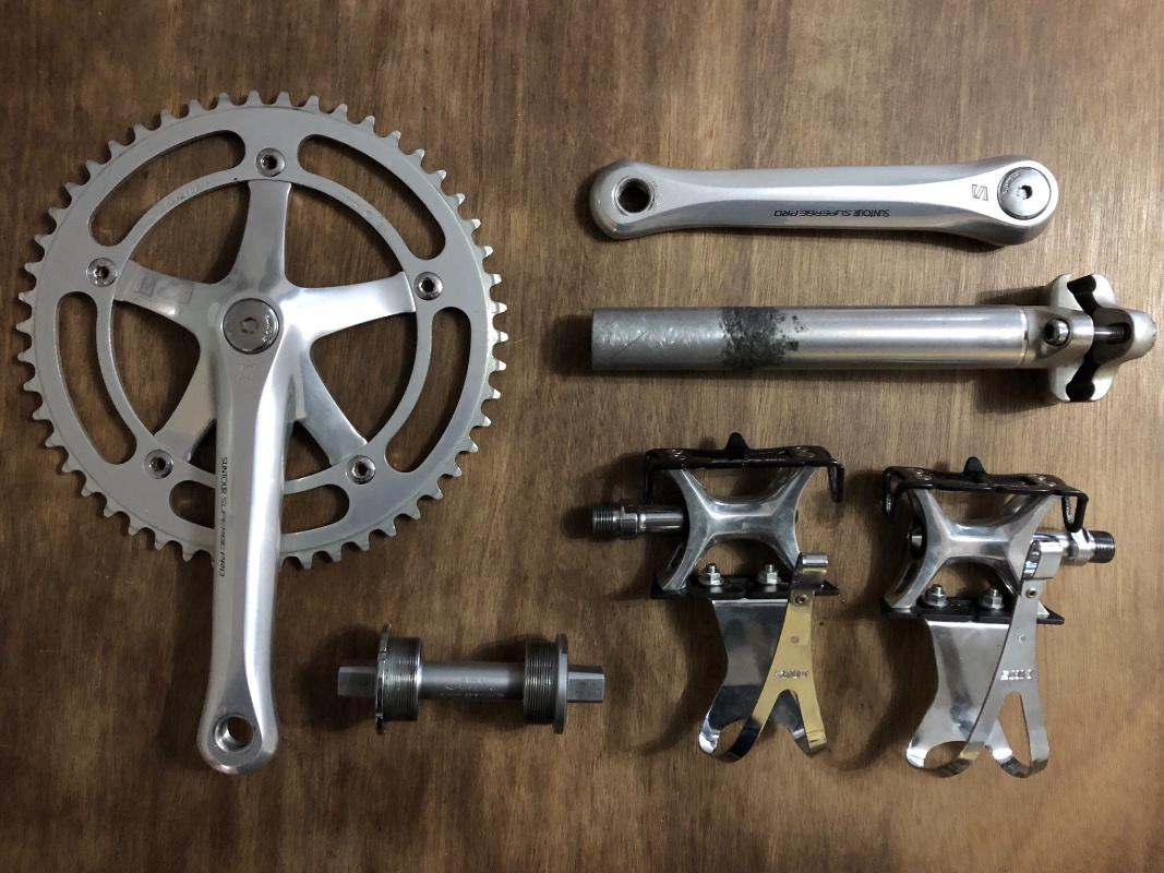 SUNTOUR SUPERBE PRO 165mm固定ギア　NJS pcd144 SUNTOUR SUPERBE PRO 165mm固定ギア NJS pcd144