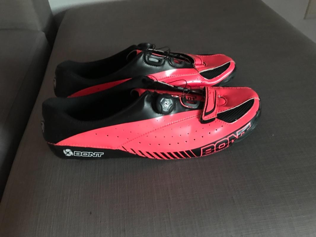 Chaussures Vélo BONT Blitz - Pointure EU 50 / US 15 - Vertes - Neuves Sans Boîte