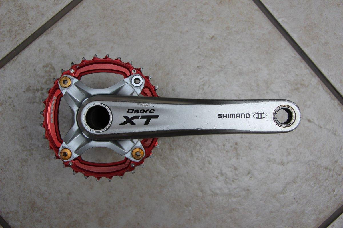 Mountain Bike Shimano Xt M770 Crankset Shimano M770 XT Crank