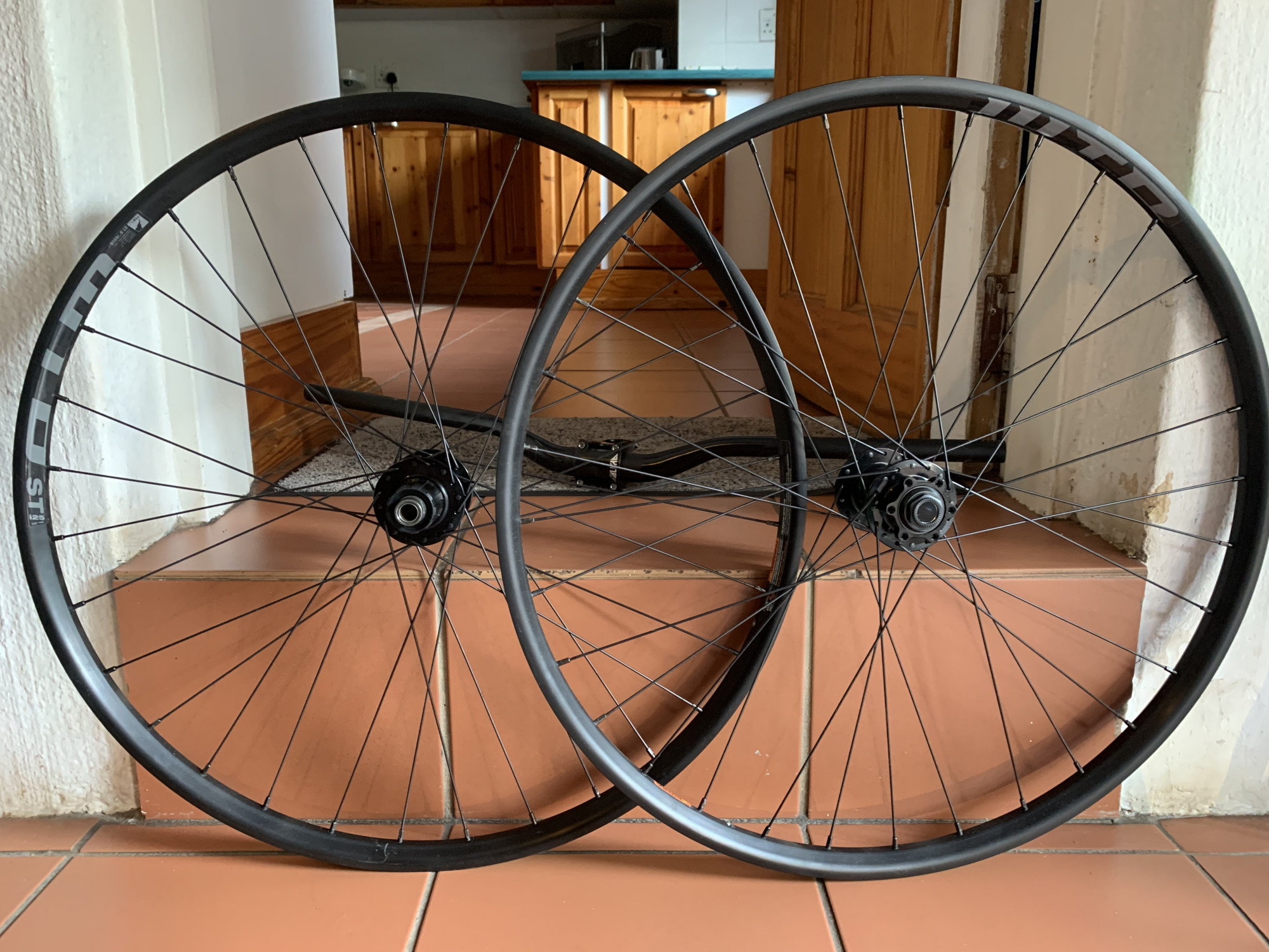 WTB STP i25 wheels with Formula boost hubs Mountain Bike