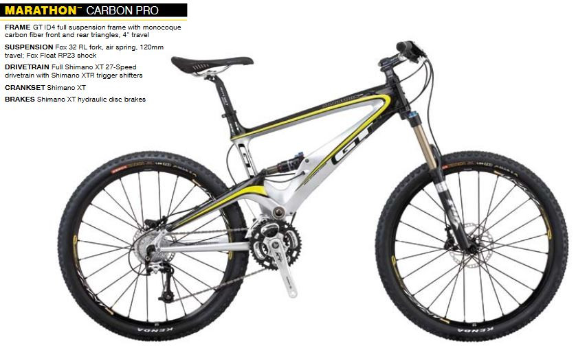 GT Marathon Pro (Carbon) | Dual Suspension Mountain Bikes | Bike Hub