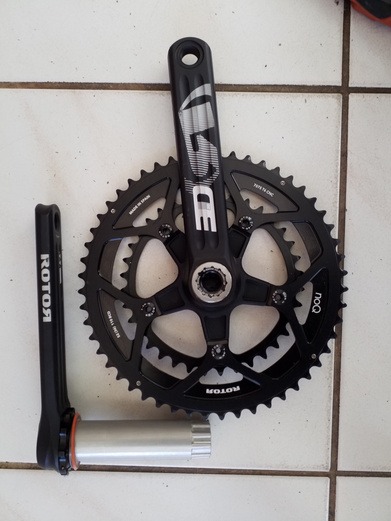 Rotor 3D NoQ 52/36 crankset brand new | Cranksets | Bike Hub