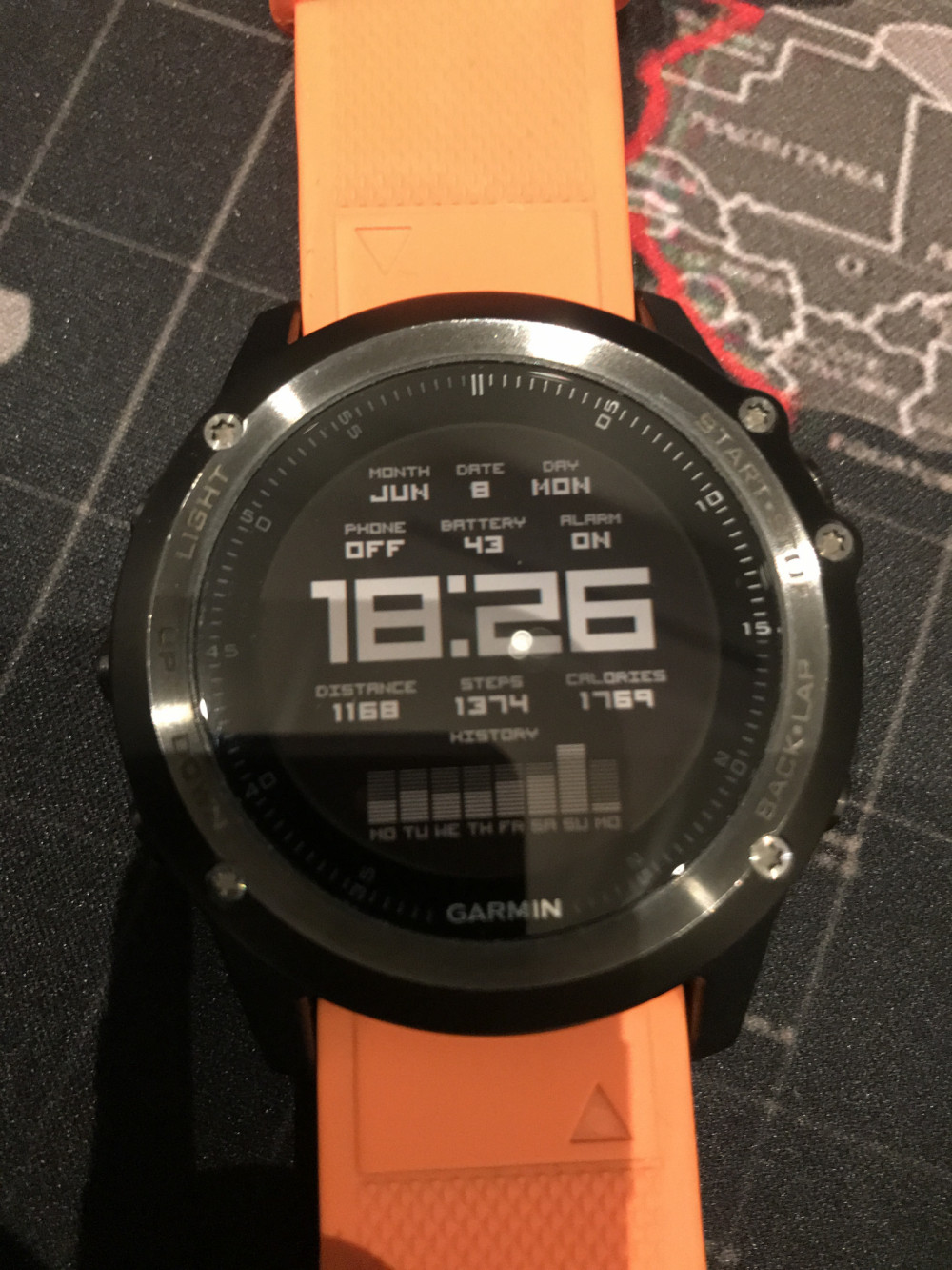 Garmin Fenix 3 HR Sapphire Bike Hub