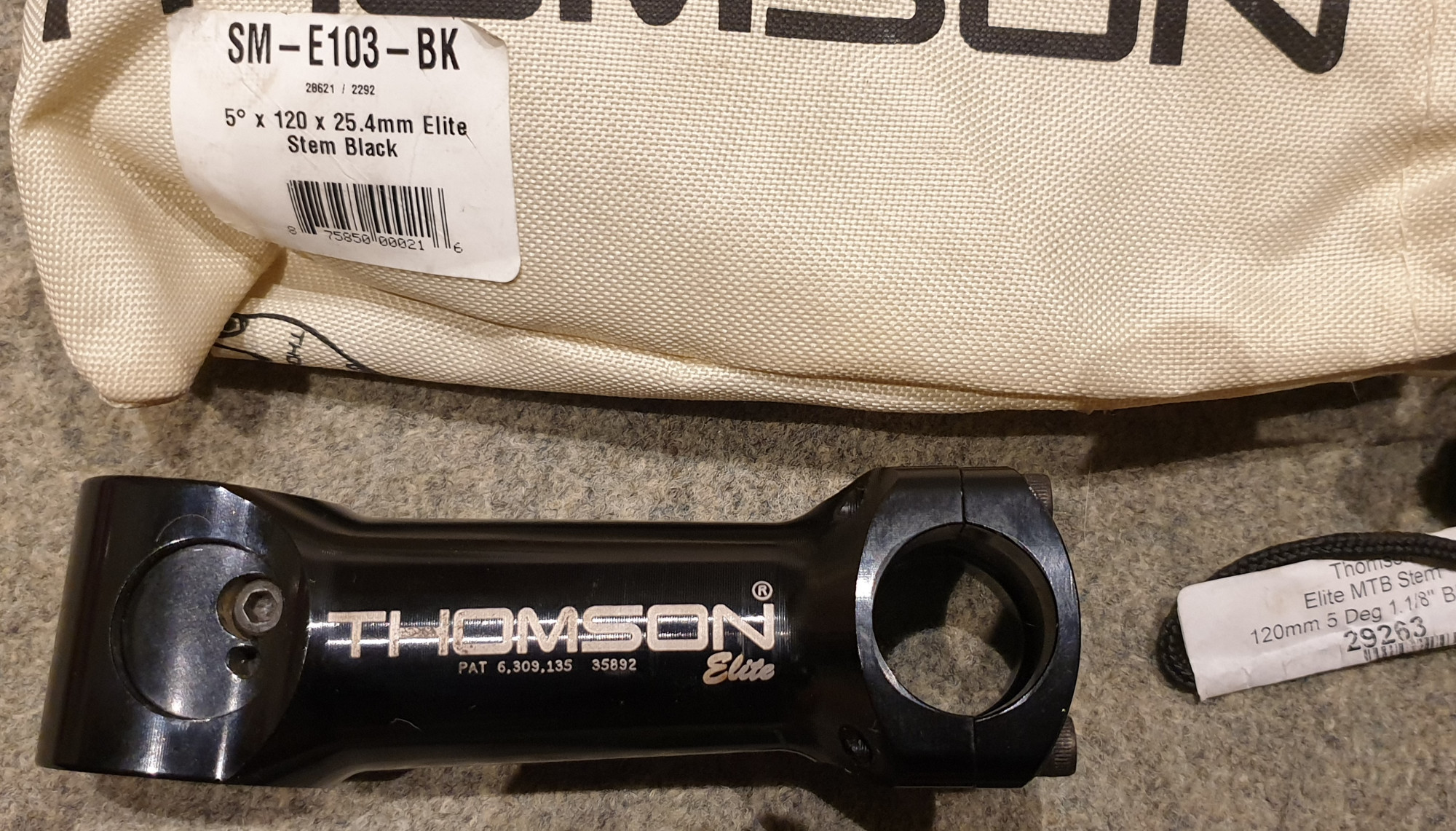 THOMSON elite 25.4 x 120 x 5° アヘッドステム THOMSON elite 25.4 x 120 x 5° アヘッドステム