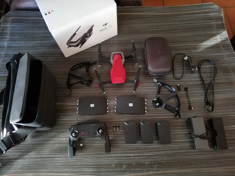 dji mavic air fly more combo red