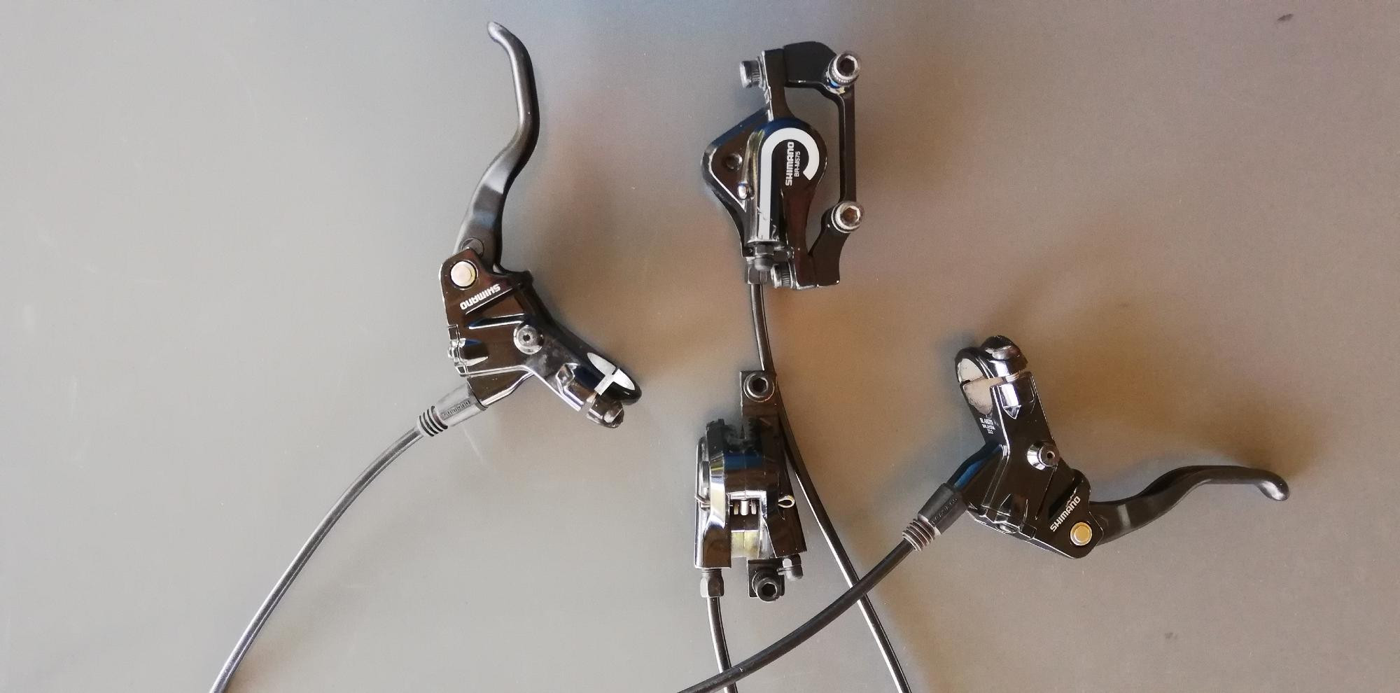 Shimano Hydraulic Shimano M575 Brakes Shimano M575 Brake Set
