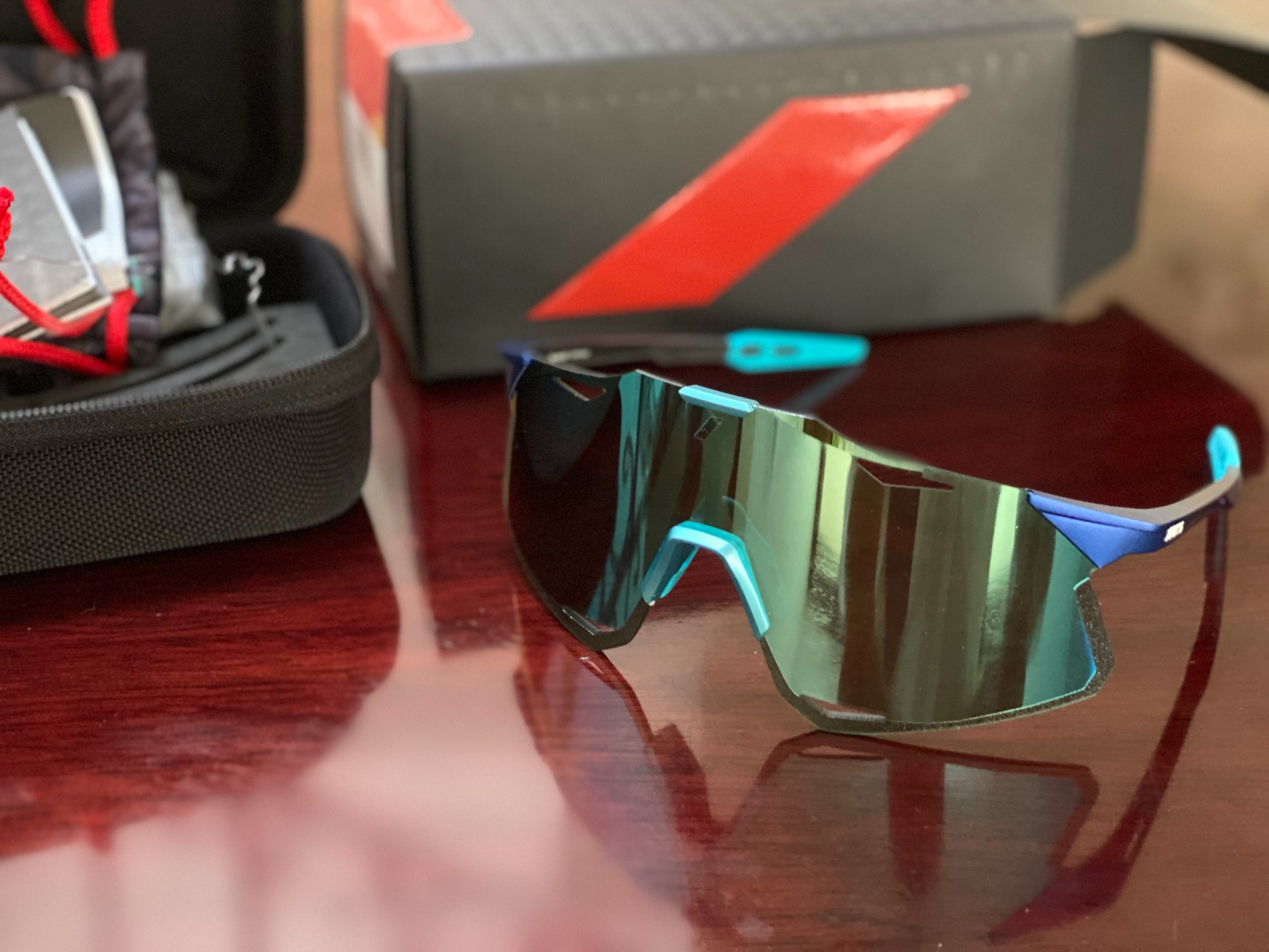 100% HYPERCRAFT - MATTE METALLIC BLUE TOPAZ | Eyewear | Bike Hub