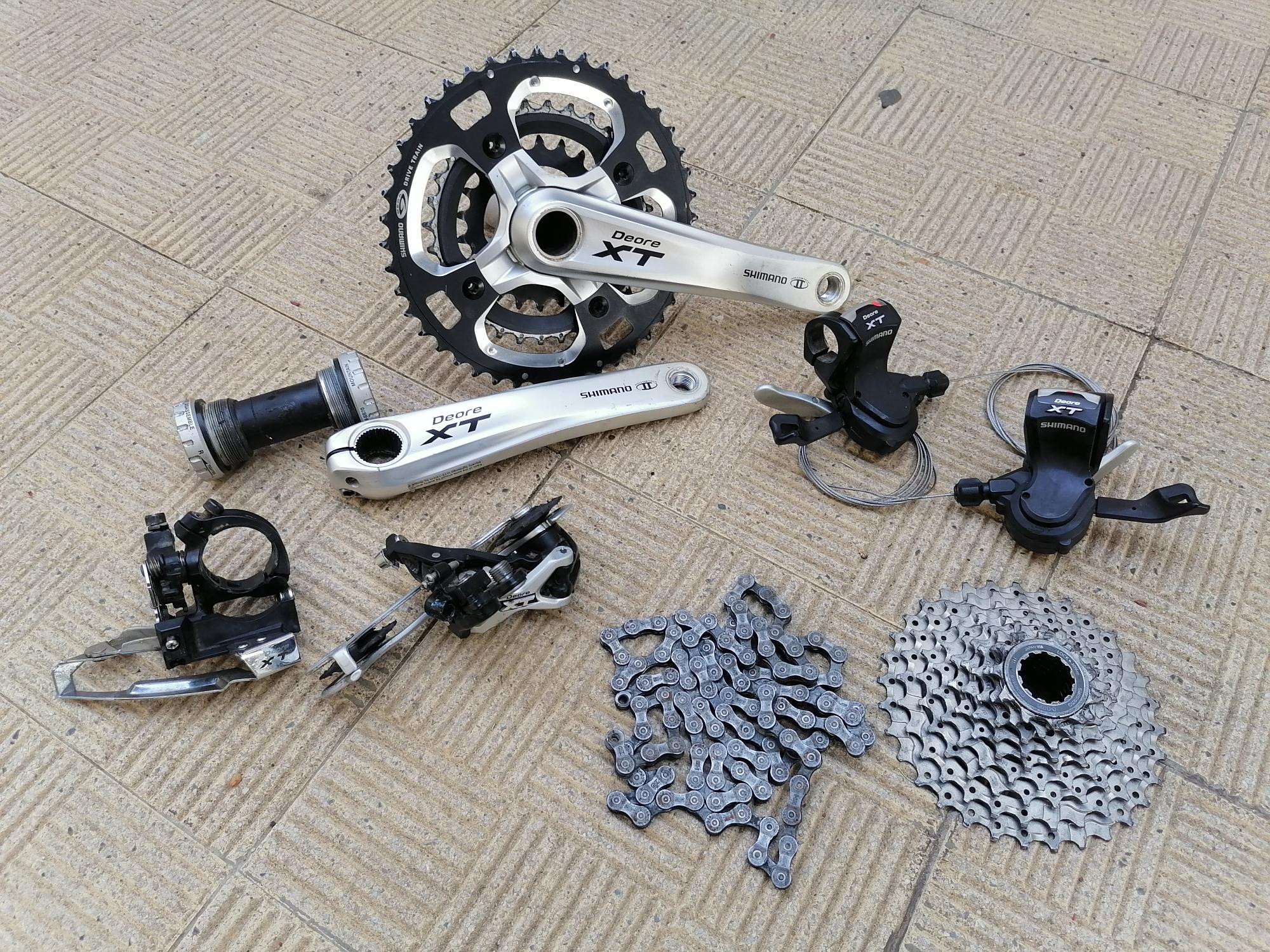 Shimano Deore XT 9x3 spd Complete | Complete Groupsets | Bike Hub