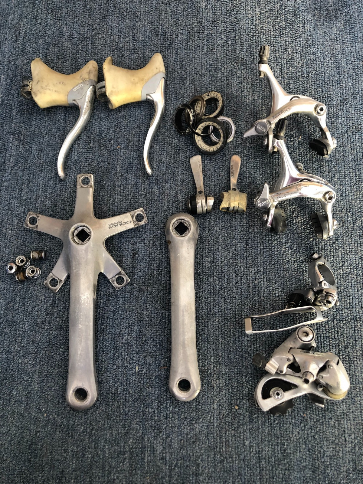 Shimano RX100 Groupset Vintage Components Bike Hub