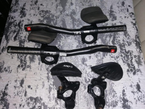 Profile design t2+ carbon aerobars+extra arm pads Handlebars