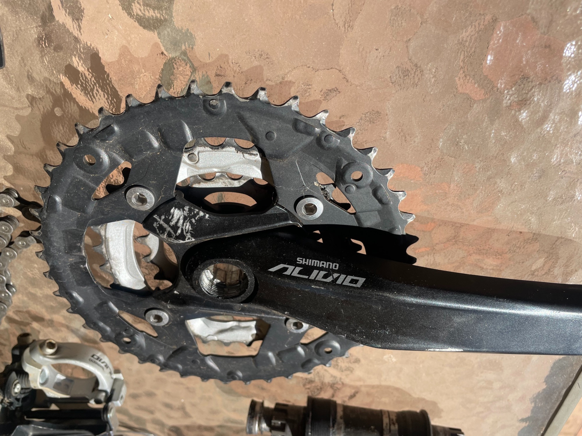 Bicycle Crank Alivio 3x Crankset Shop Crank Alivio Single Discount