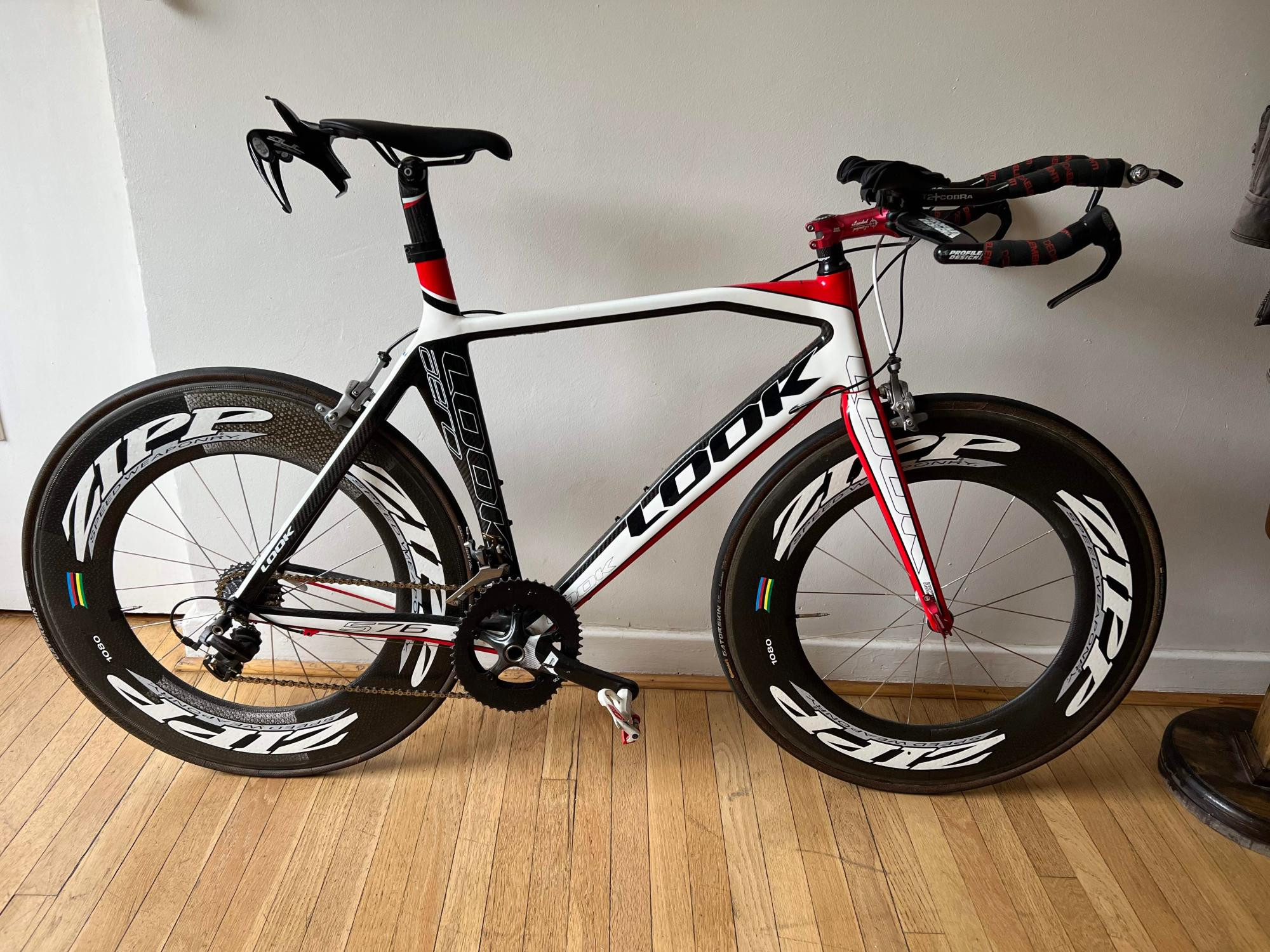 Frame Look 576 Triathlon Bike Look 576 Aero Tribike With Zipp