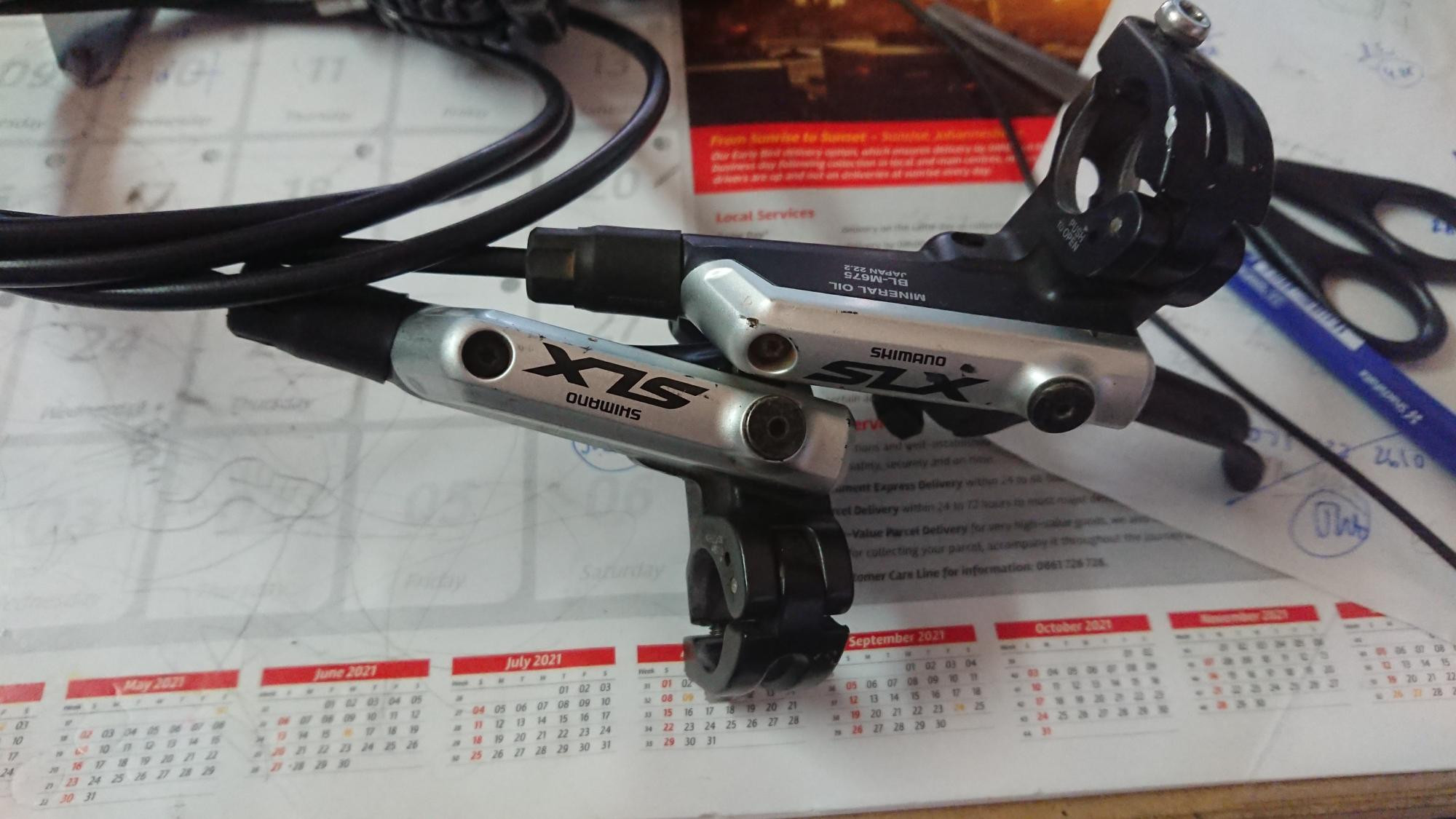 Slx Disc Slx M675 Brake Set Shimano SLX M675