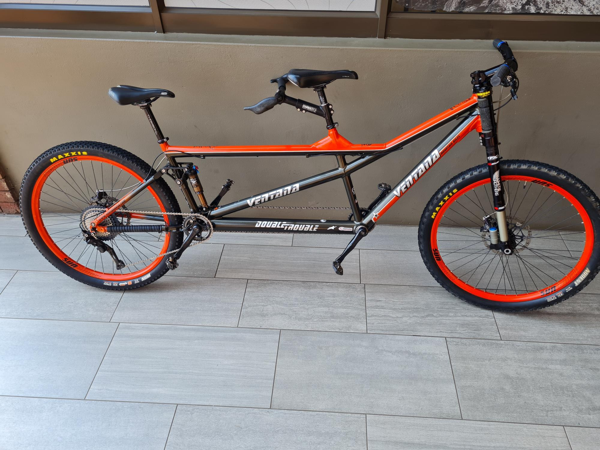 Ventana Duel Suspension MTB 29er Tandem Mountain Bikes Bike Hub