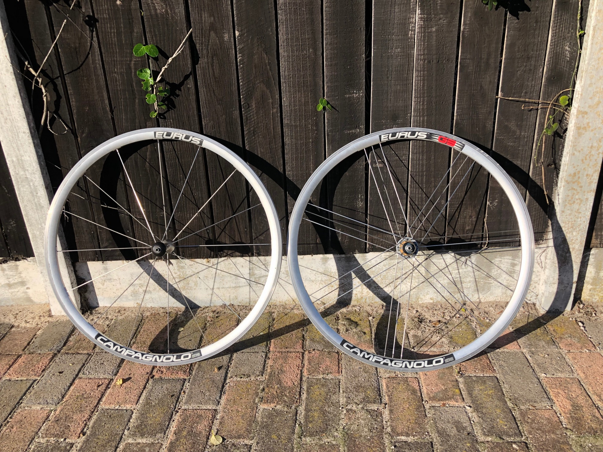 Mega G3 Campagnolo Eurus Front Wheel Campagnolo Zonda Wheels (Black)