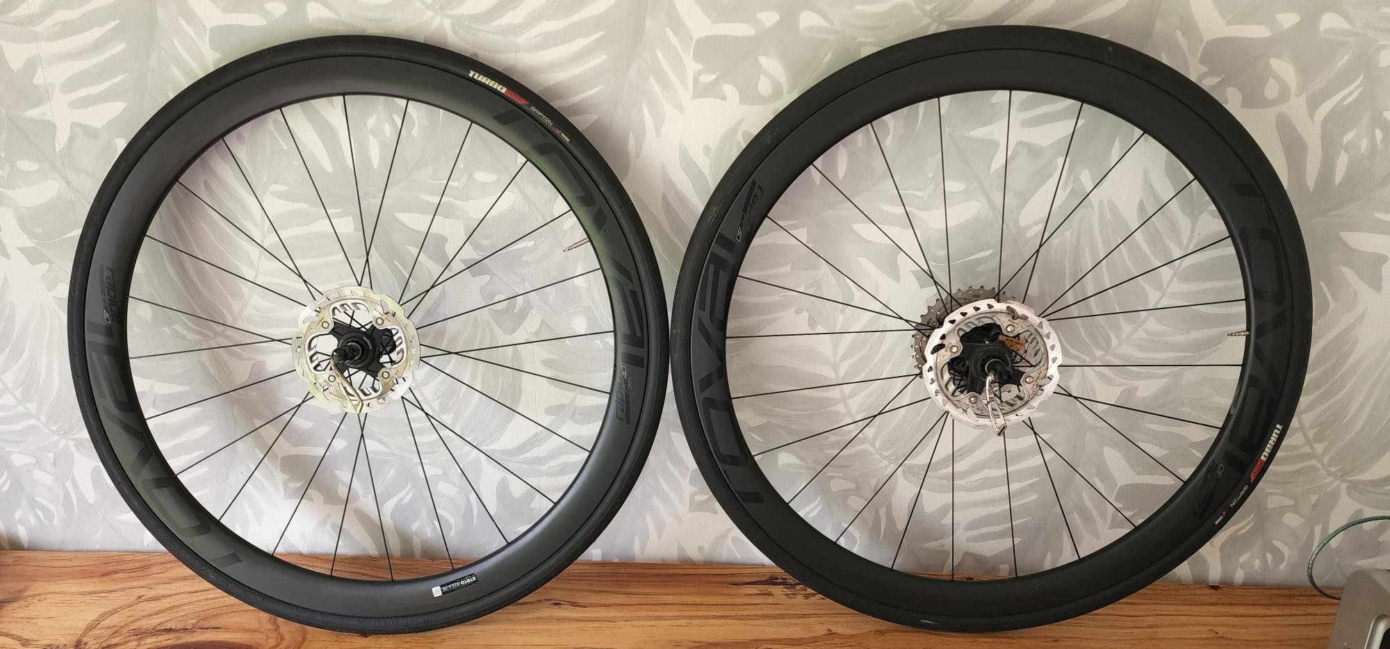 Roval Rapide CL40 Clinchers Road Disc SCS wheelset Road Bike