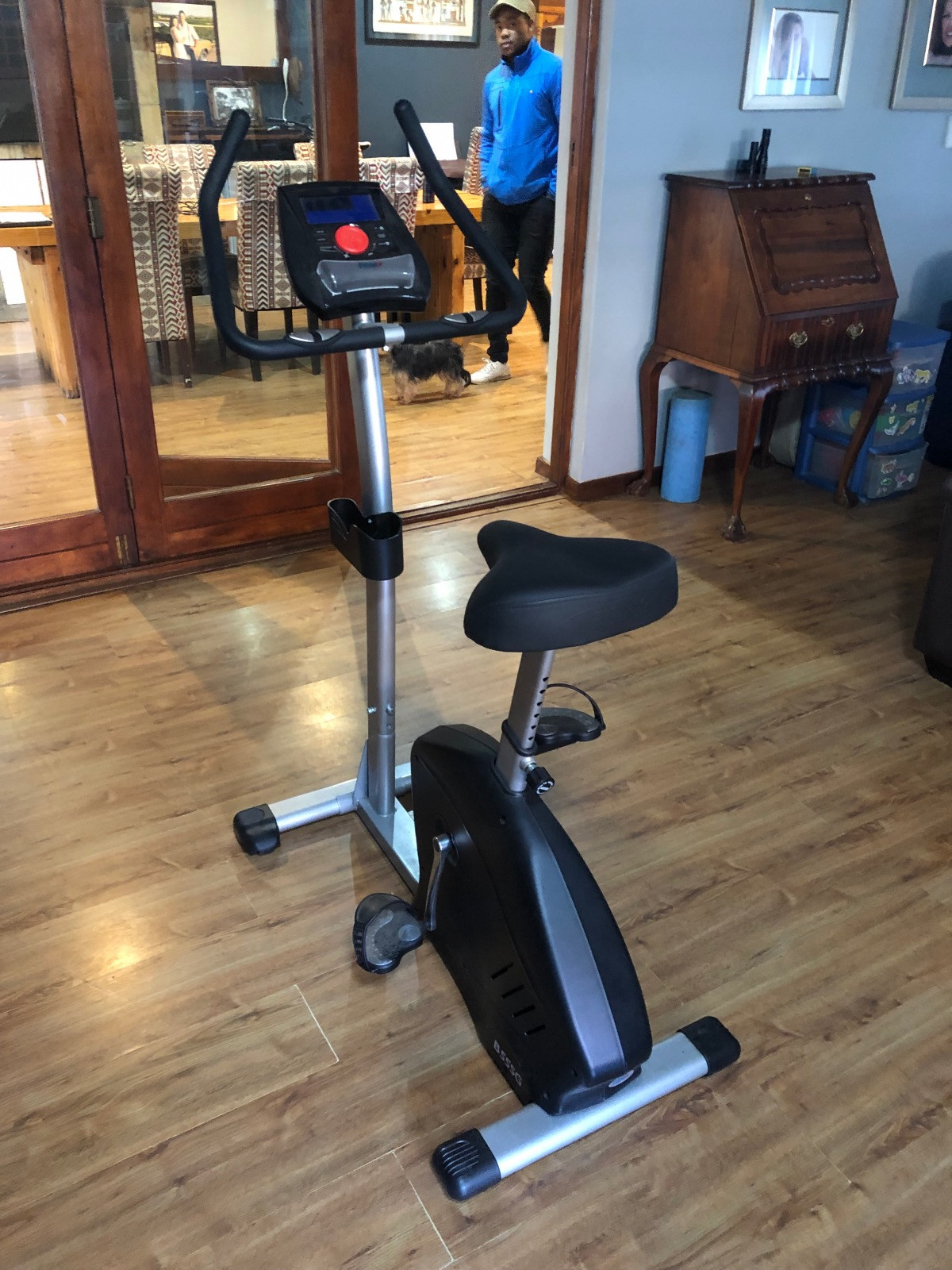 fitnex x5 kids indoor exercise bike with work desk