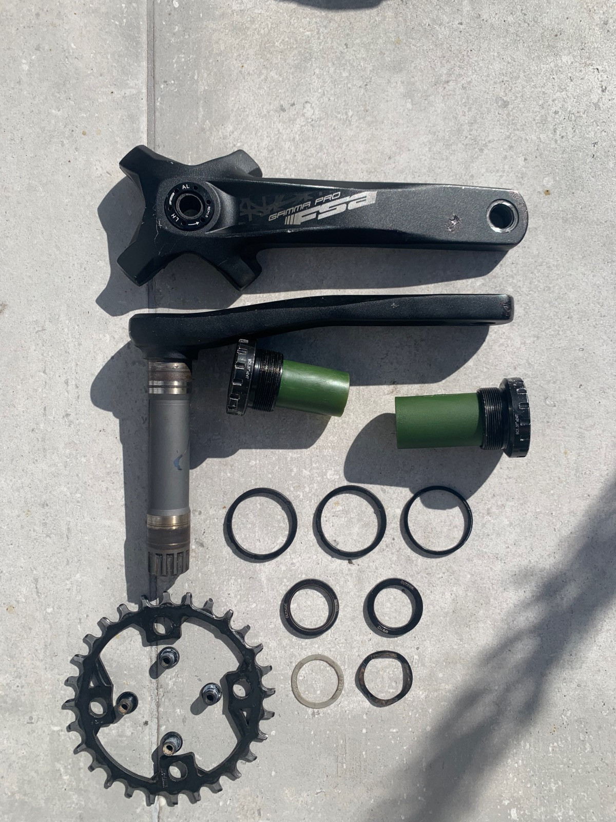 FSA GAMMA PRO クランクセット 30T MegaExo BB付き FSA Gamma Pro Crankset/FSA Mega Exo BB | Cranksets | Bike Hub