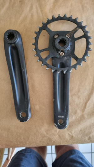 SRAM SX Eagle Powerspline Crankset 170mm Cranksets Bike Hub