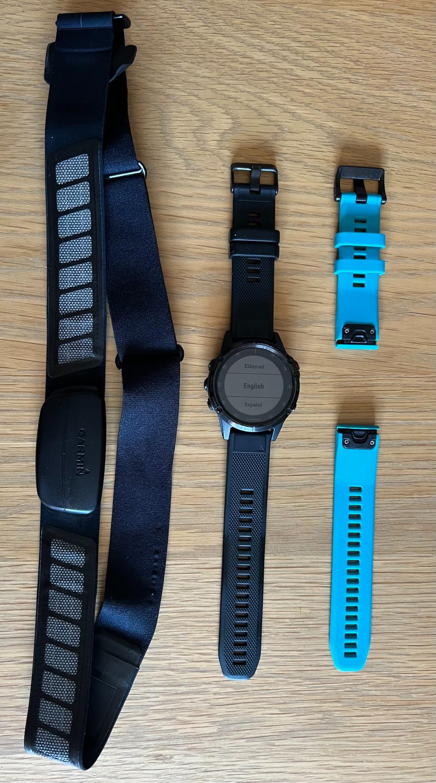 Garmin fenix 5+ & Heart rate strap * price drop * Watches & Wearables