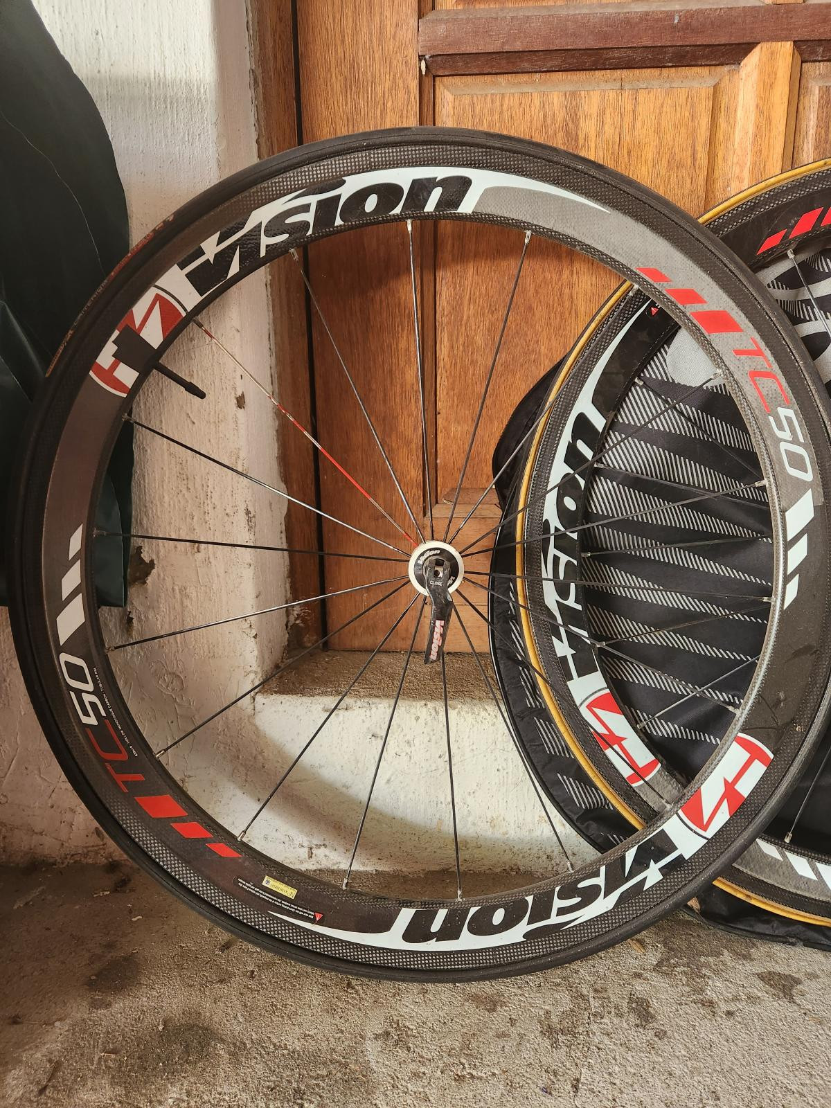 Ebay Bike Wheelset Vision Tc50 Carbon Tubular Vision Tc50 Null