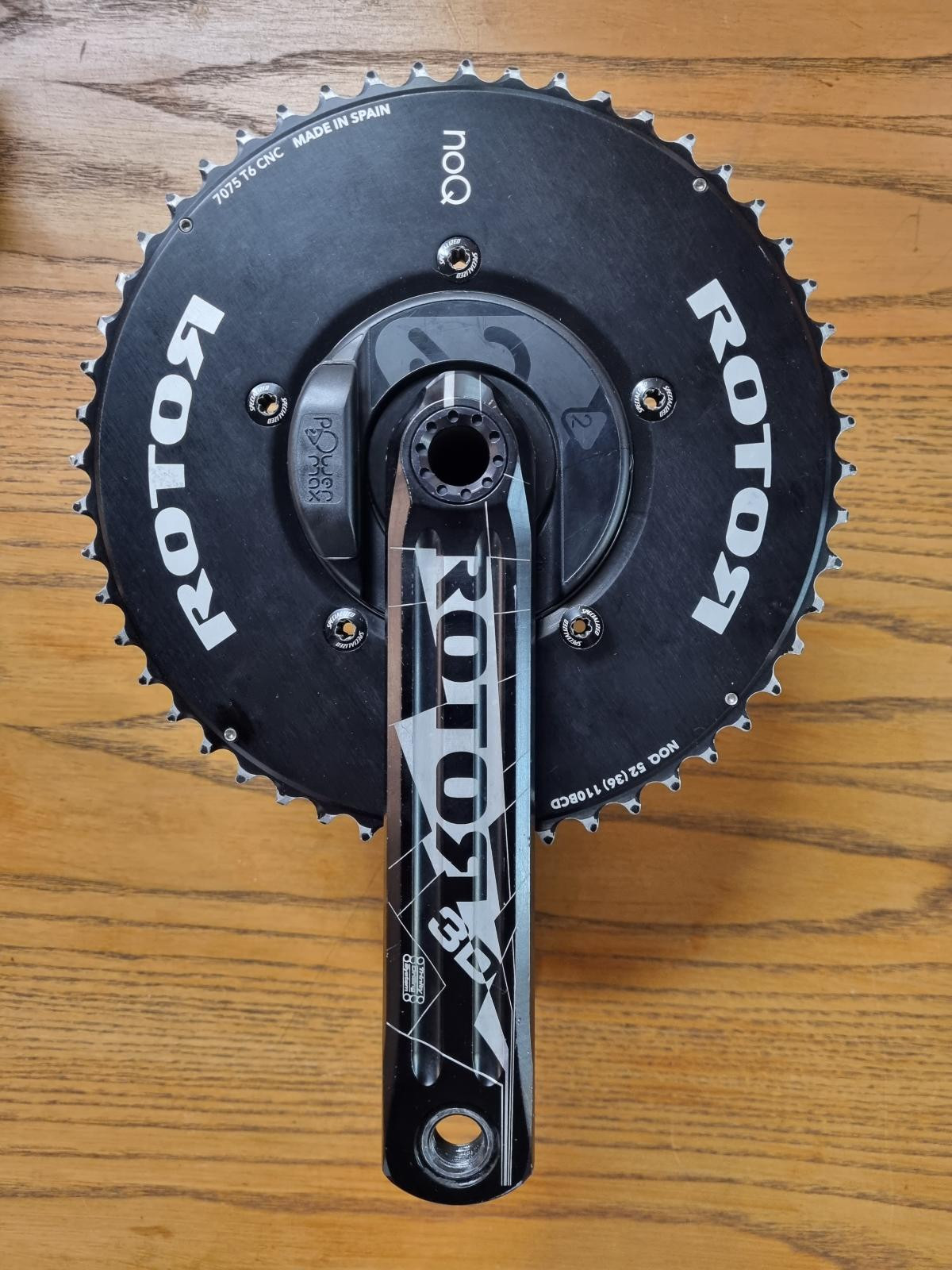 Rotor 3D Power2Max Crank Power meter Bike Hub