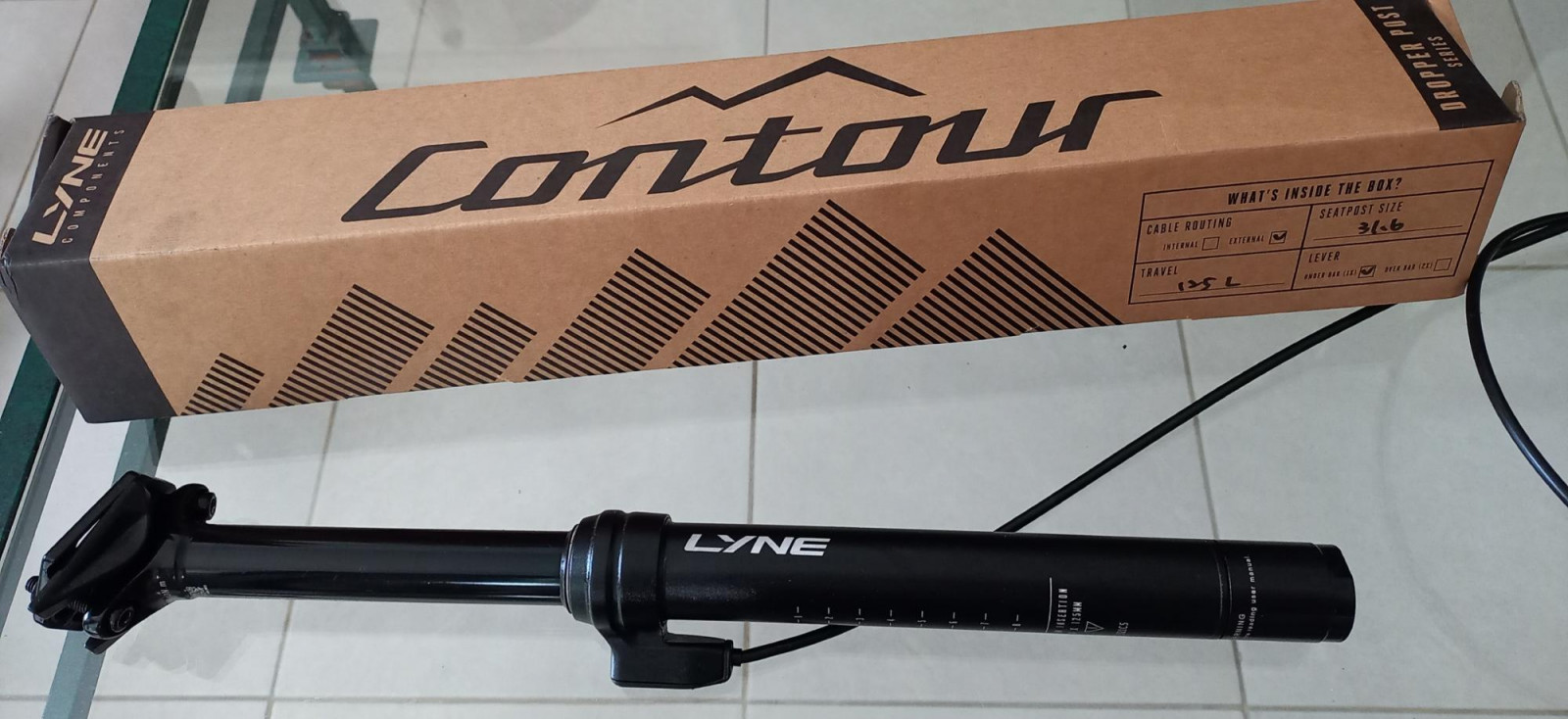 Contour Lyne Dropper post 31.6mm | Seat Posts | Bike Hub
