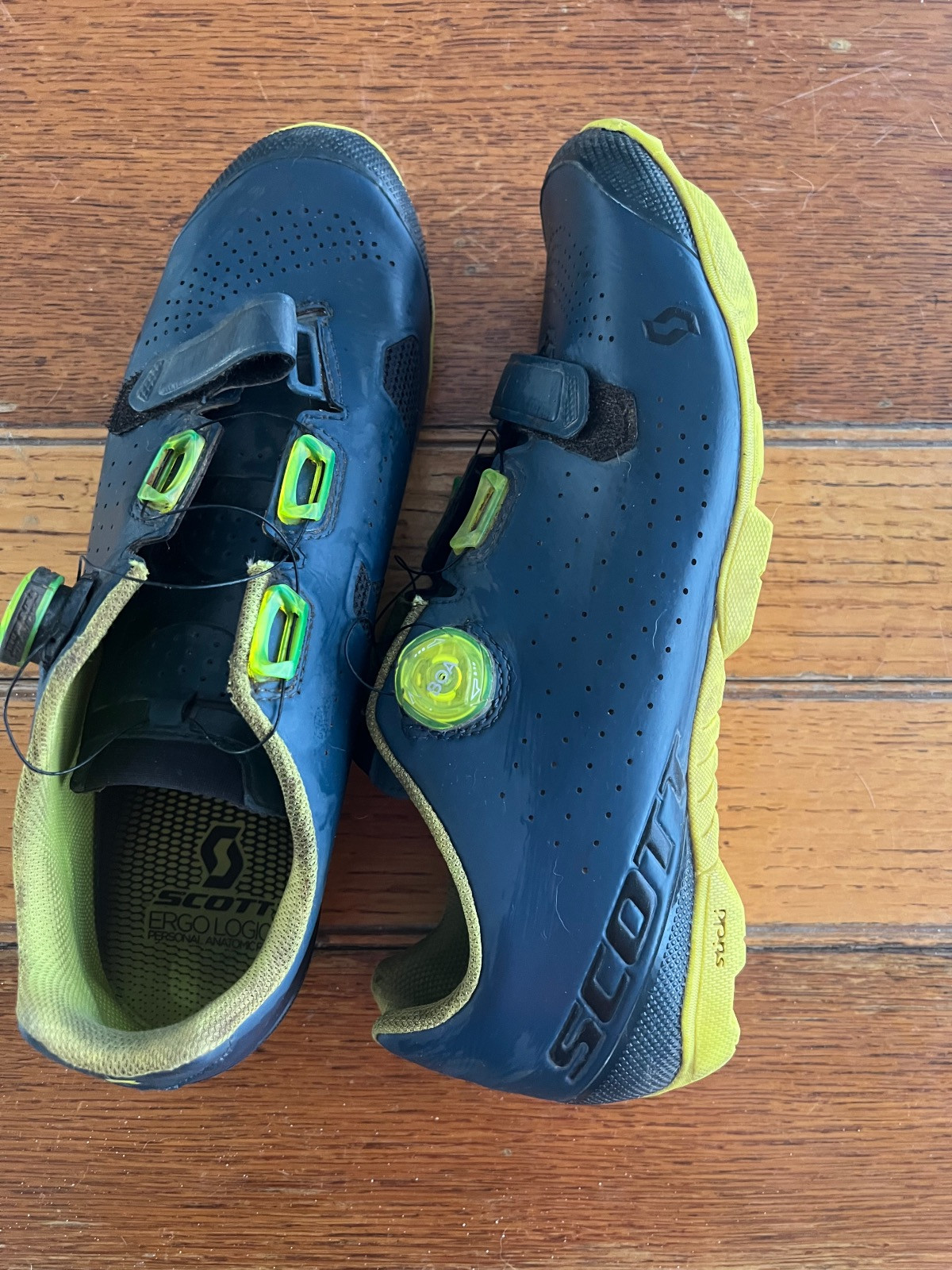 scott road vertec boa mens cycling shoes