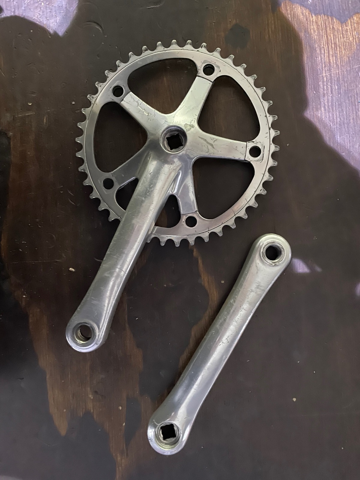 Plateau Campagnolo Mirage 42 Dents - BCD 135mm - Vintage Vélo De Route/VTT - Pour Pièces