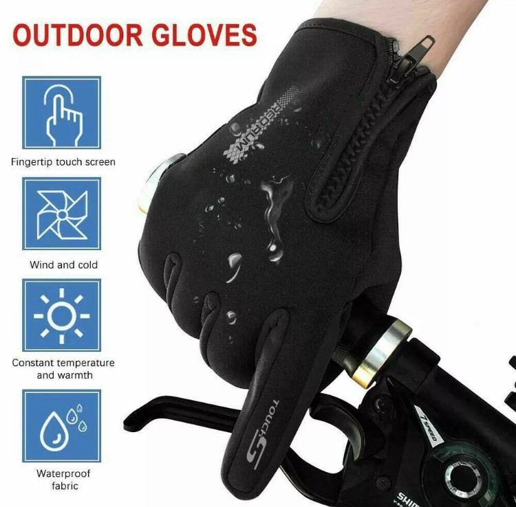 Brand new long finger winter gloves Bike Hub