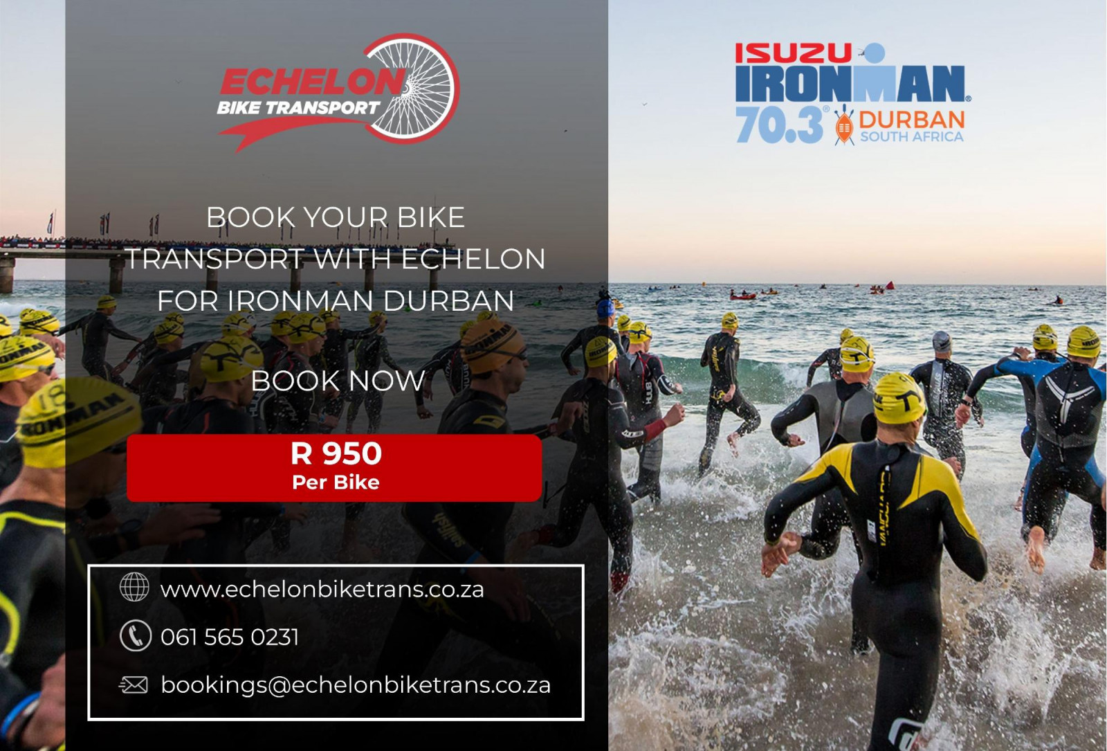 Bicycle Transport to Ironman Durban Bike Hub