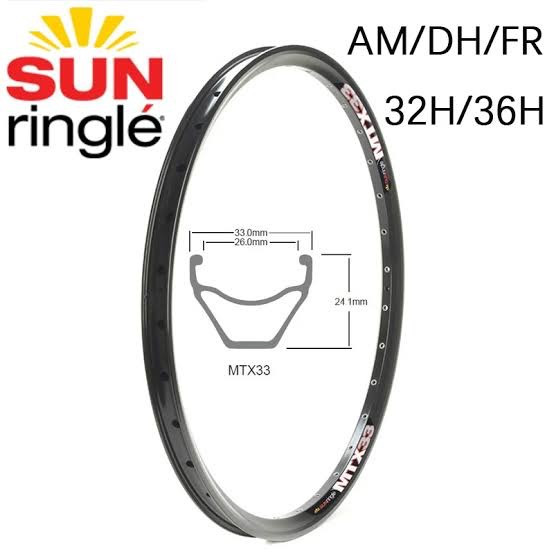 26 inch dh rims