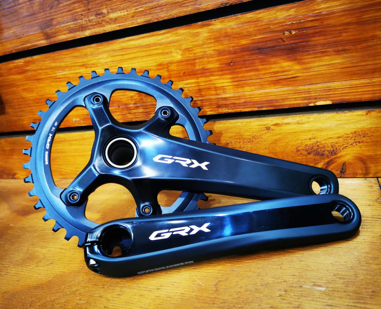 Shimano GRX FC-RX810-1 Crankset - 175mm 11-Speed 42t Black