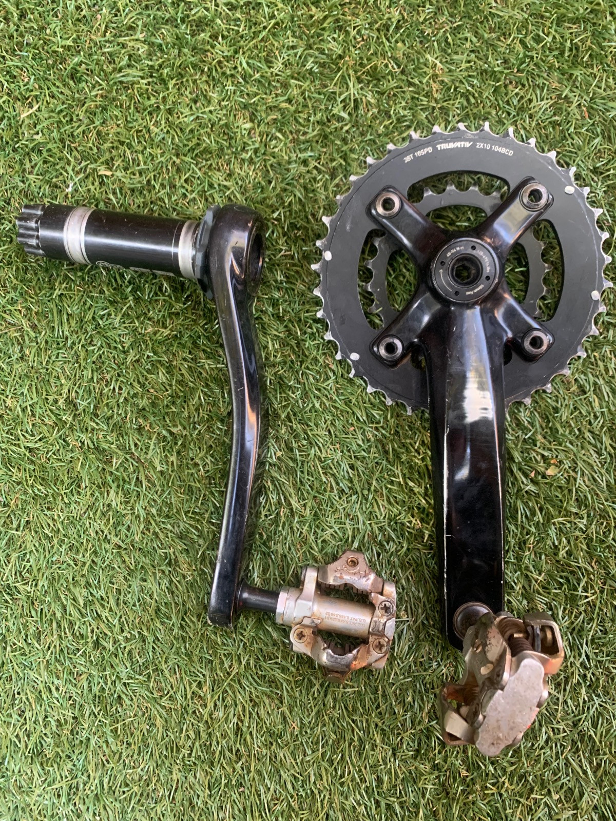 SRAM BB30 PF 2x10 crankset including pedals! Cranksets Bike Hub