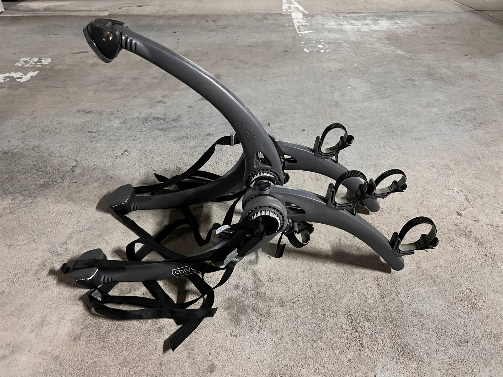 saris bones black 2 bike rear cycle carrier