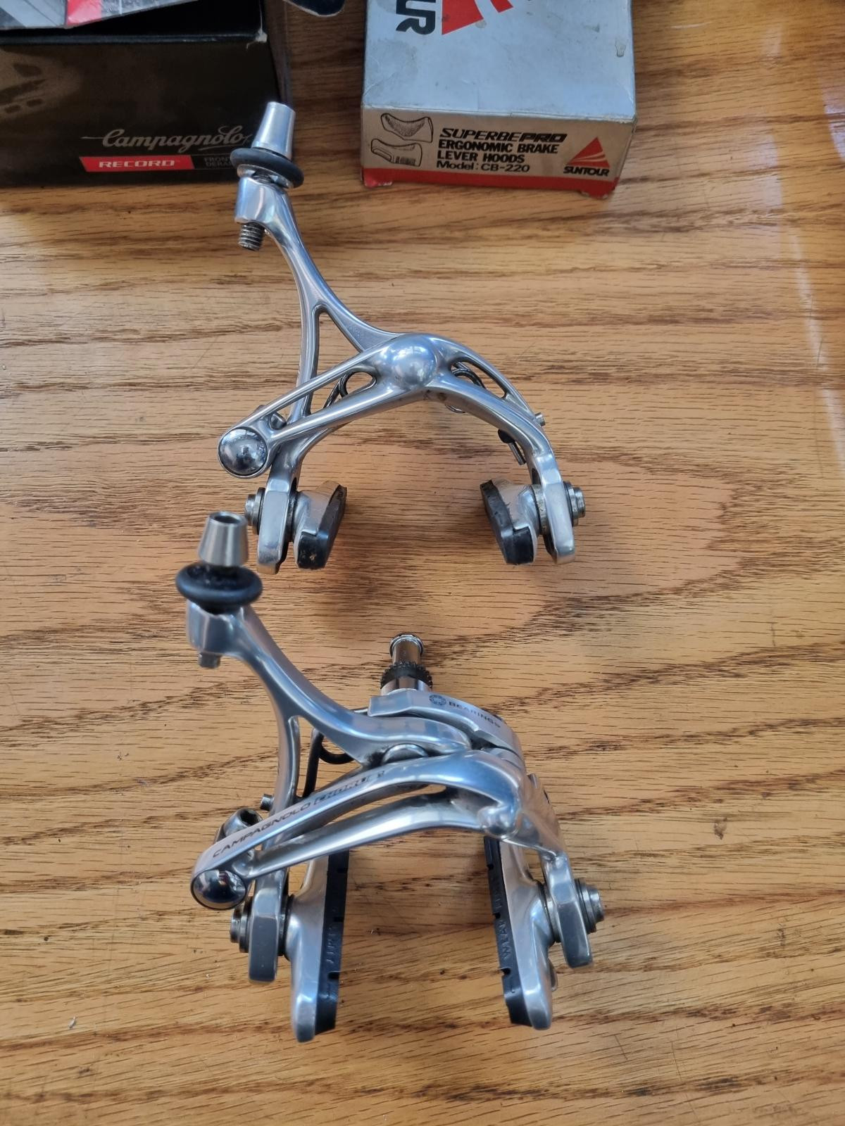 Freins Vélo Course Campagnolo Chorus 10 Vitesses Vintage - Jeu Avant Et Arrière