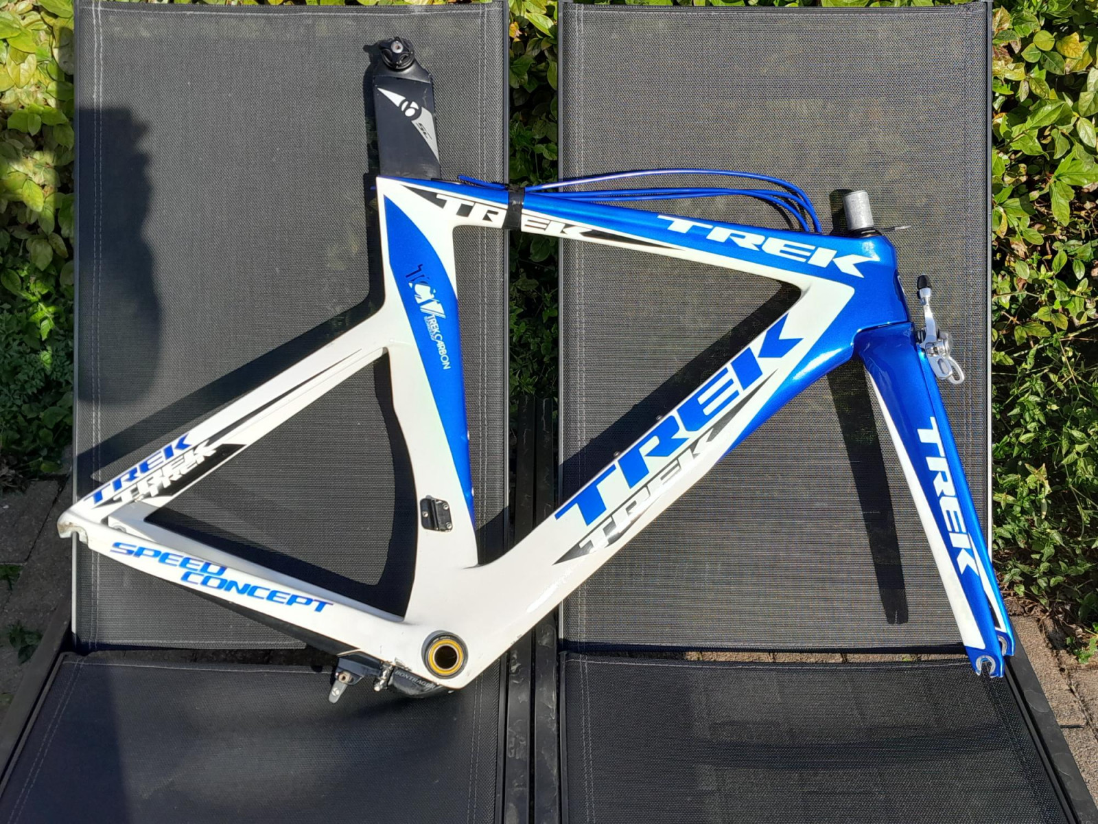 54cm Trek Speed Concept frame set damaged Track Bike Frames - Main Image