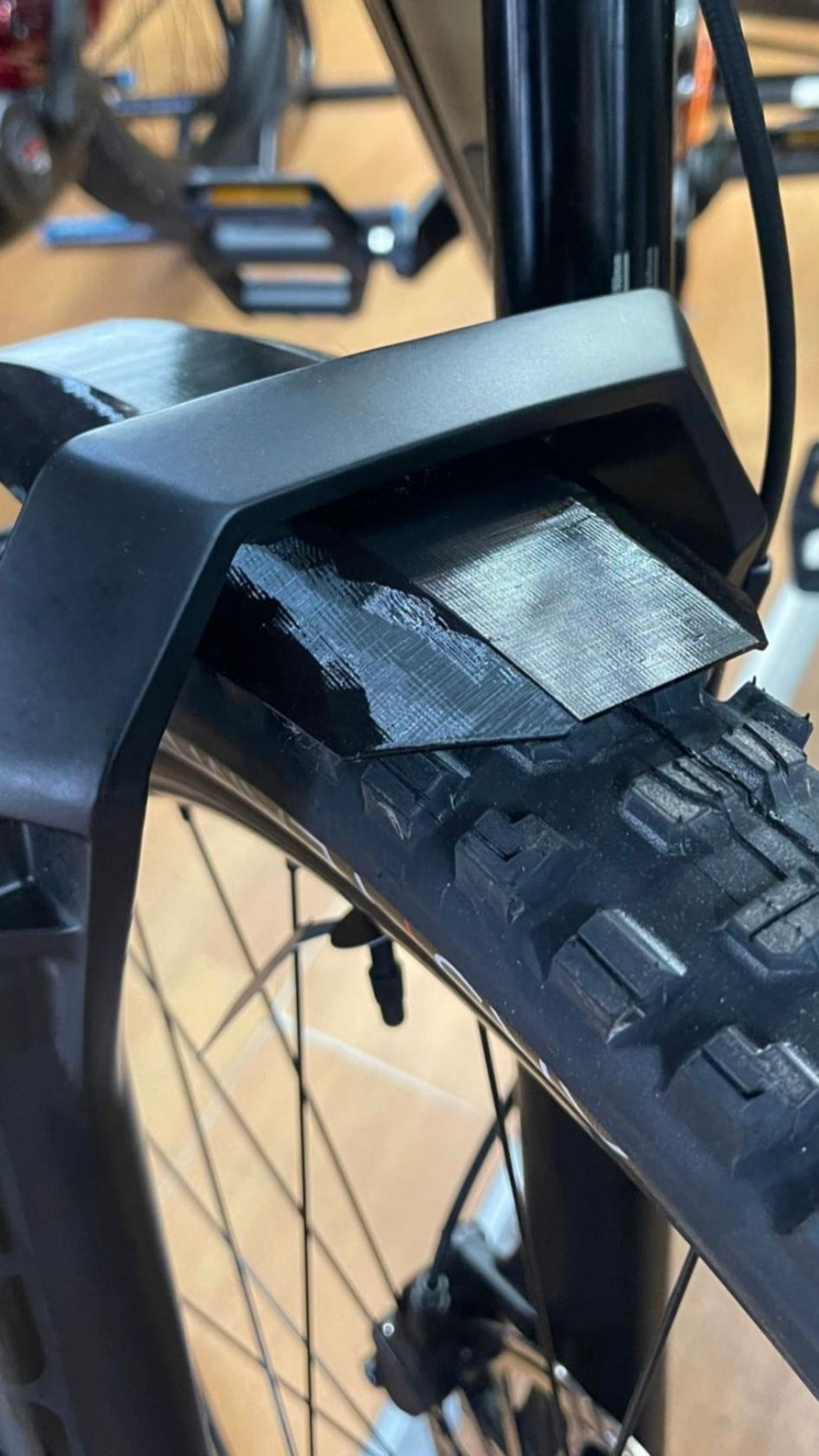 Custom Rockshox Domain bolton mud guards Mud Guards Bike Hub