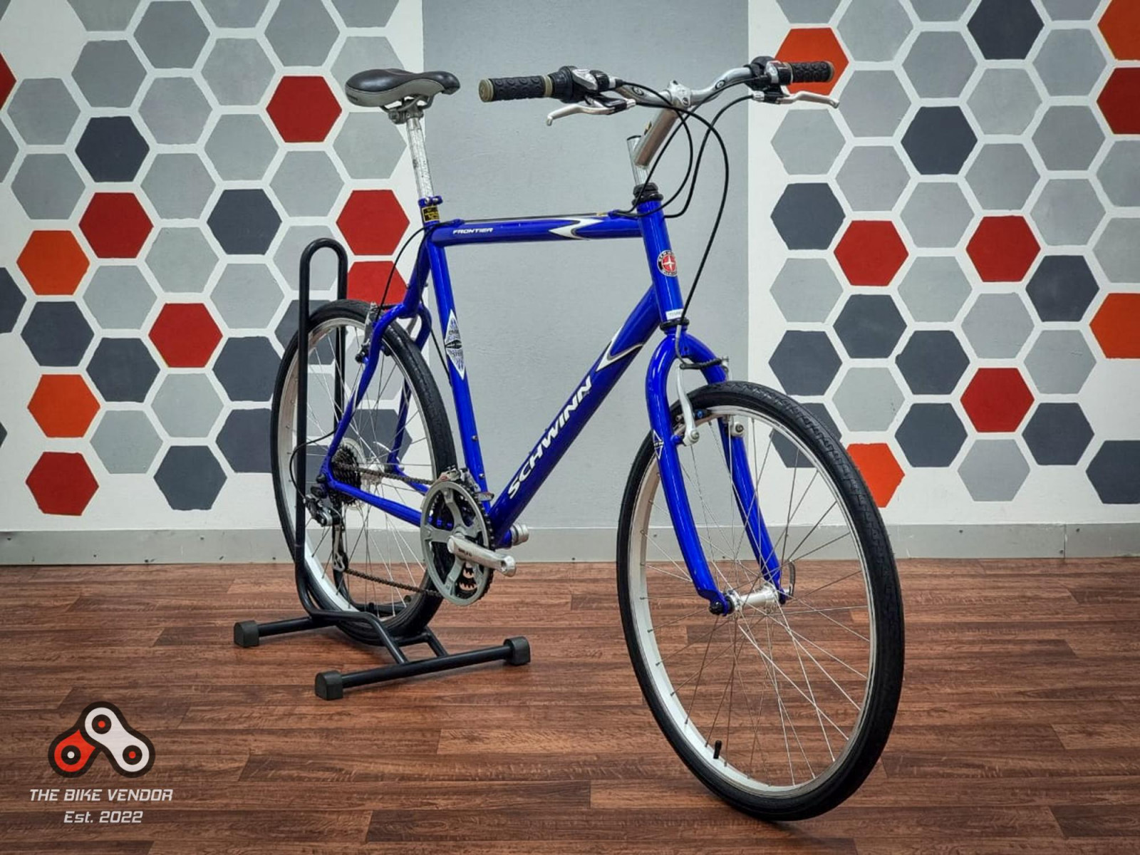 The Schwinn Frontier Shimano Gripshift Hardtail Mountain Bikes