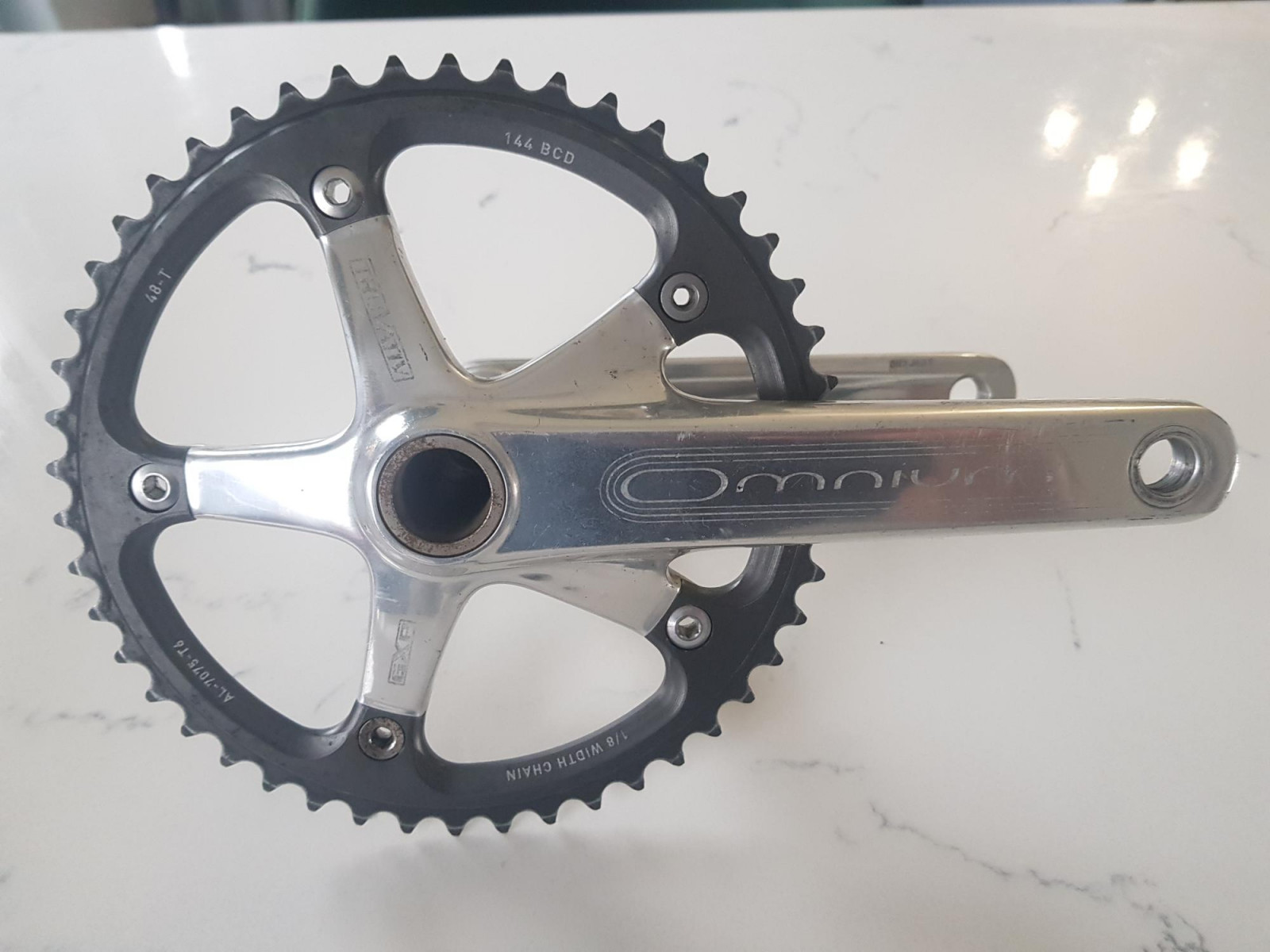 希少未使用品SRAM OMNIUM GXP CrankSet 165mm 48T sram omnium track crankset 165 with GXP bottom bracket (used