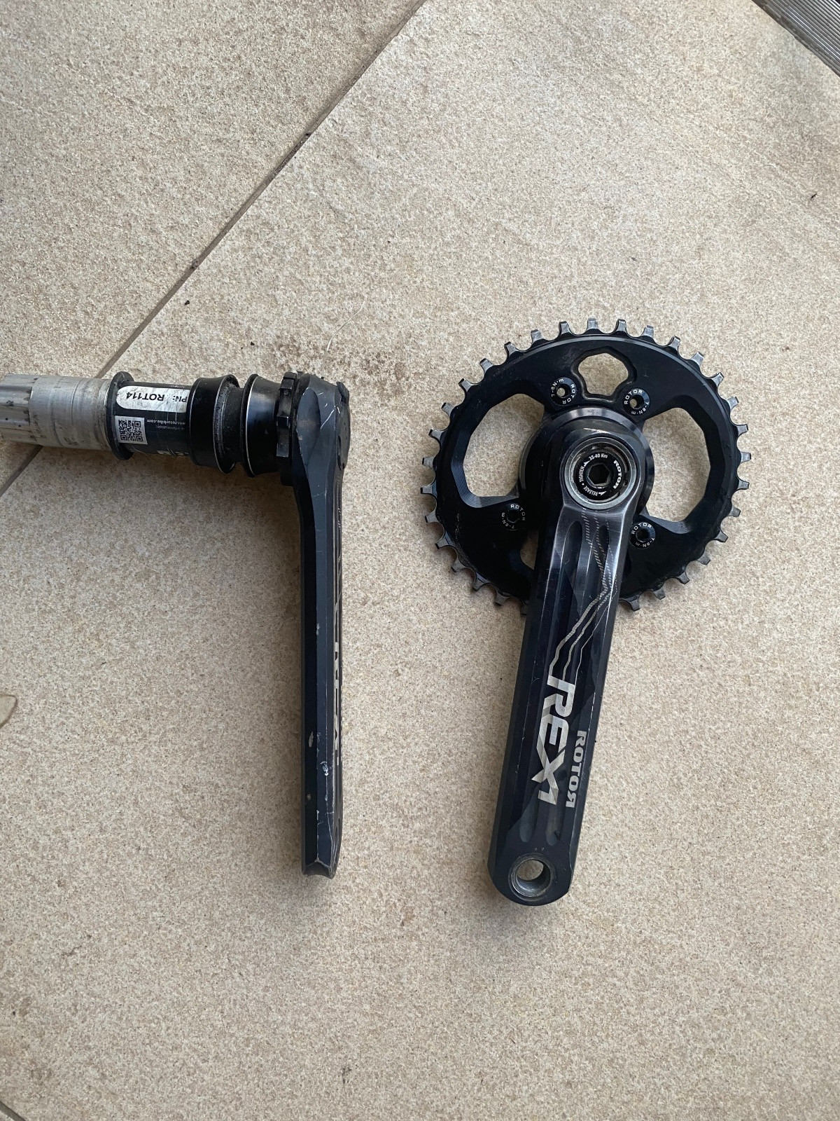 Rotor Rex 2in1 power crank. Power Meters Bike Hub